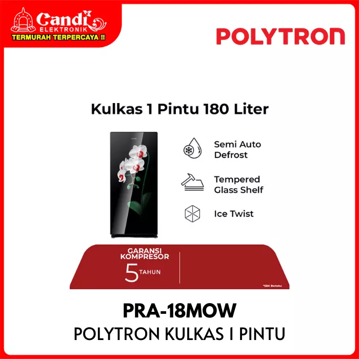 KULKAS 1 PINTU POLYTRON